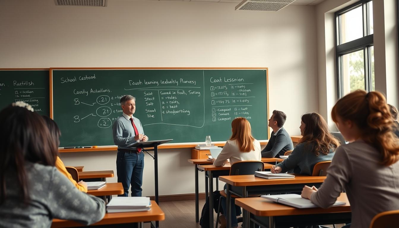Students working in research laboratory